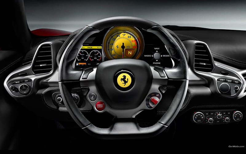 HD-wallpaper-steering-wheel-ferrari-458-series-sports-car